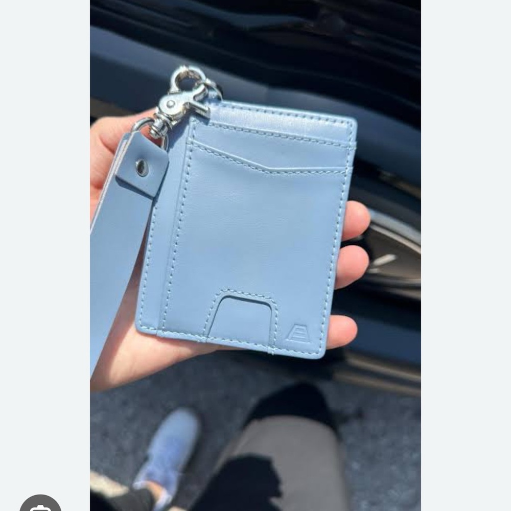 Andar the Denner x Car Mom Blue Card Holder with Strap